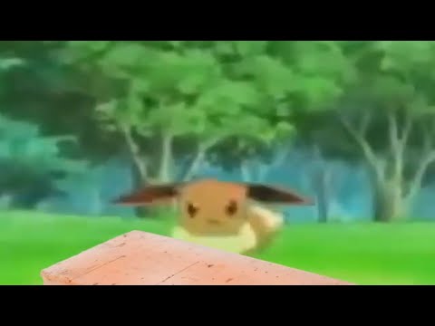 Ash evolves Eevee in to a ghost type