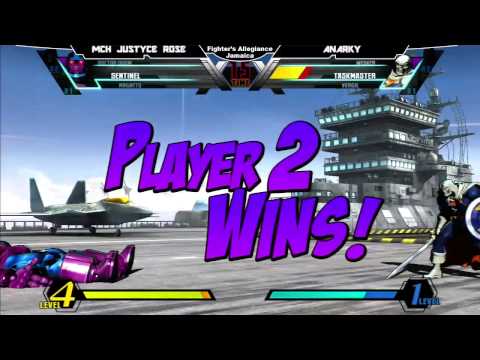 MASH DI BUTTON  UMVC3 - 07 MCH JUSTYCE ROSE VS ANARKY