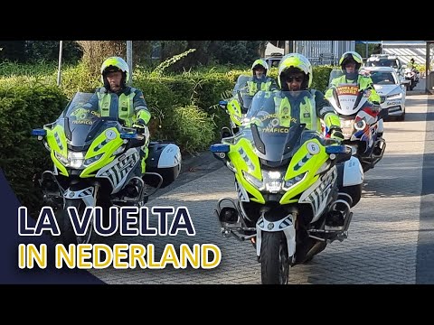 Politie | Motorrijders aan het werk bij de Vuelta | La Vuelta | #lavuelta22 | Nederland