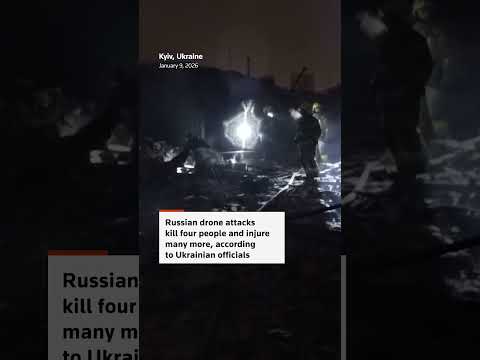 WARNING: GRAPHIC CONTENT - Medic among four killed in Russian drone strike on Kyiv | REUTERS