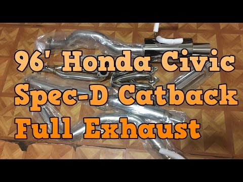 1996 Honda Civic Spec - D Catback Exhaust System & Header