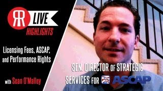 Learning Licensing Fees, Performance Rights, and ASCAP with Sean O'Malley