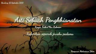 Download lagu Puisi Arti Sebuah Pengkhianatan mp3 Download lagu Puisi Arti Sebuah Pengkhianatan mp3