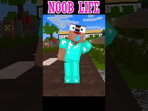 Noob Life Animation - Noob Vs Girl ! Love Curse Funny Challenge - Minecraft Animation