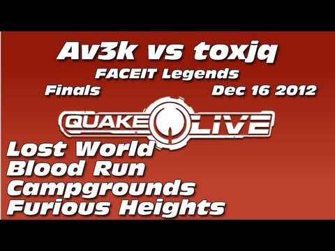 Av3k vs toxjq - FACEIT Legends Final [Dec. 16 2012] (Quake Live Shoutcast)