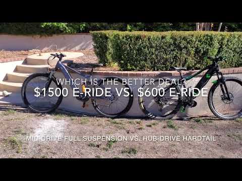$1500 Walmart Electric Mountain Bike vs. $600 Walmart eMTB (Hyper E-Rides)