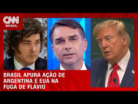 Brasil apura ação de Argentina e EUA na fuga de Flávio | CNN PRIME TIME