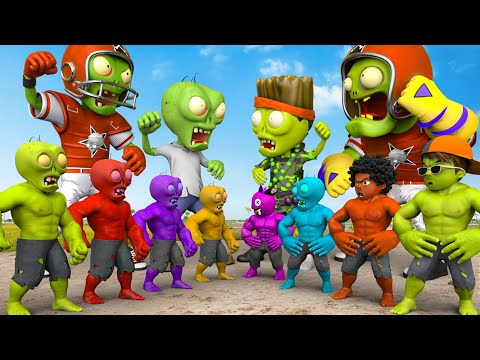 Plants vs Zombies 2 | Evolution Of NEW Zombie VS Evolution Of Bad Guy Family Zombie | 3D Animation