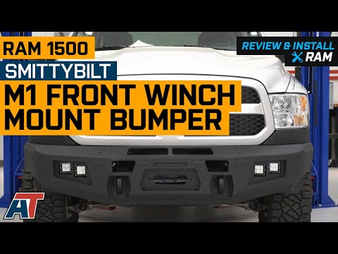 2009-2018 RAM 1500 Smittybilt M1 Front Winch Mount Bumper Review & Install