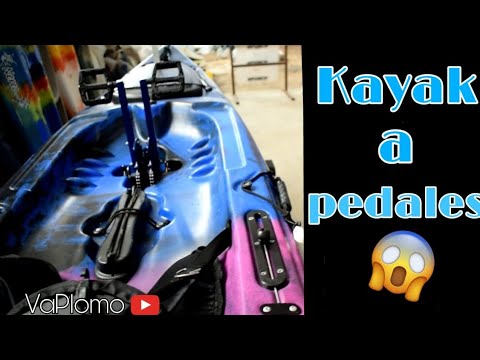 Único Kayak a Pedal NK Nereo 360 | Instalación de pedales y timón