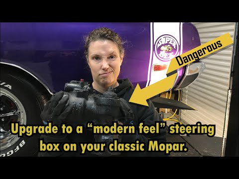 Dodge Super Bee upgrade!! We install a \"modern feel\" steering box in our classic Mopar (EP. 8)