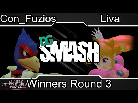 DGSmash2 - Con_Fuzios (Falco) Vs. GGs | Liva (Peach) - Winners Round 3 - Melee