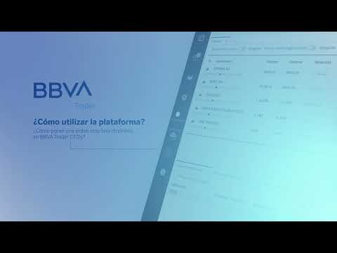 ¿Cómo poner una orden stop los dinámicos en BBVA Trader CFDs?