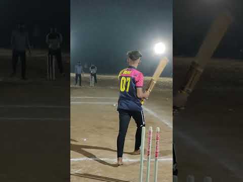 JONY Satr Op vala Six6⃣Marte huve🏏Night plastic ball cricket tournament🏏#cricket#cricketlover #short