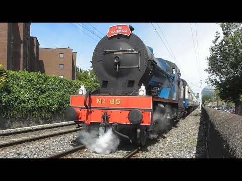 RPSI Steam Loco Number 85 ‘Merlin’ on its Sea Breeze Tour 2019