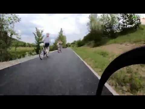 Vážska cyklomagistrála, úsek Budatín - VDŽ po ľavom brehu