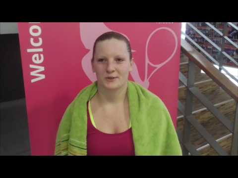 Kristýna Hrabalová po vítězství v prvním kole kvalifikace Futures v Trnavě