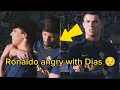 Cristiano Ronaldo reaction when Dias was trying to take down Joao Felix 😔