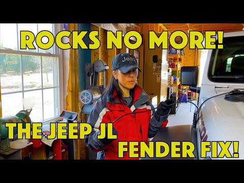 Jeep JL Fender Fix! No More Rocks!