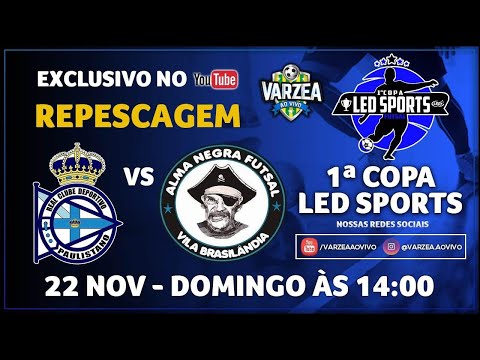 Real Deportivo Paulistano x Alma Negra FS - Repescagem - 1ª Copa Led Sports