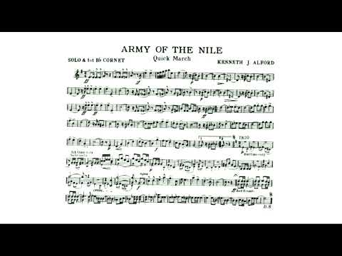 The Army Of The Nile March (Kenneth J. Alford) - Solo B-flat Cornet