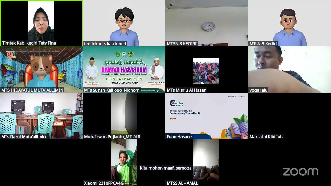 SOSIALISASI KEPENGAWASAN TKA 2026 JENJANG MTS SE KAB KEDIRI