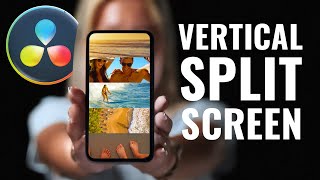 EASY Cinematic VERTICAL SPLIT SCREEN for Instagram, Tik Tok, Shorts & Social Media: DaVinci Resolve