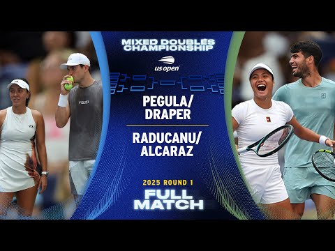 Pegula/Draper vs. Raducanu/Alcaraz Full Match | 2025 US Open Round 1