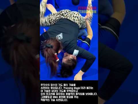 주짓수 고수의 부드러운 가드 패스 노하우 #worker #process #combat #defense #rolling