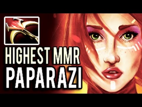 Paparazi 9500 MMR - NEW TOP 1 MMR China Lina Machine Gun Gameplay Dota 2