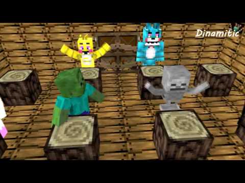 Dinamitic - FNAF vs Mobs: Halloween At Freddy's (Minecraft Animation)