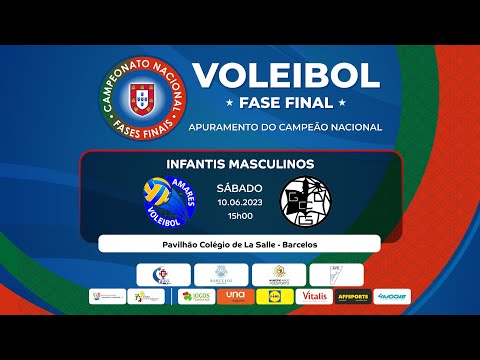AMARES VOLEI x GDC GUEIFÃES - FASE FINAL INFANTIS MASCULINOS 2023