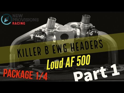 Killer B External Wastegate Headers - 2015 Subaru WRX -  LoudAF500 Series -  Part 1