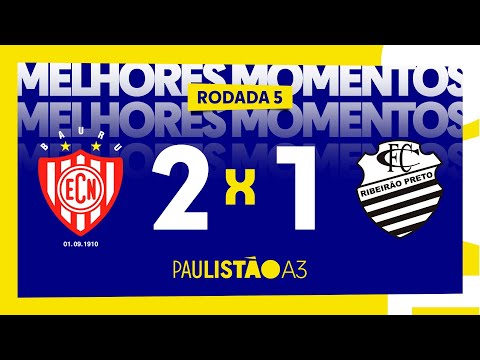 Melhores momentos de Noroeste 2 x 1 Comercial - 5ª rodada do Paulistão A3