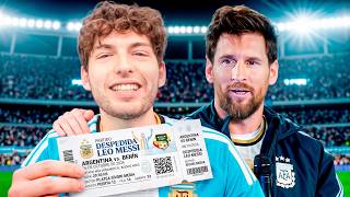 VOY AL MONUMENTAL A LA DESPEDIDA DE MESSI EN ARGENTINA-BENIN Y PASA ESTO...