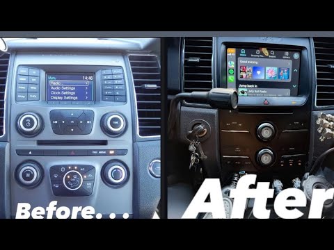 2014 Ford Taurus/Police Interceptor Sedan - SYNC 1 to SYNC 3 4\" to 8\" Conversion