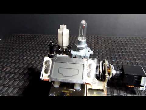 Junk Build Lab Prop with Flashing Light Effects