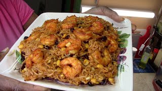Air Fryer /$7 00 New Orleans Sweet & Spicy BBQ Shrimps & Ramen Noodles