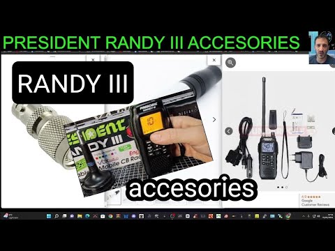 PRESIDENT RANDY III CB-  ACCESORIES