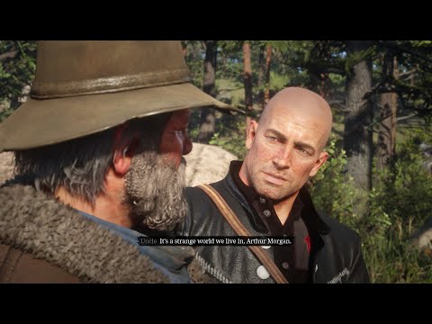 This is what happens if Arthur drinks 100 Hair Tonics before a Cutscene