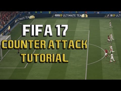 Fifa 17 COUNTER ATTACK Tutorial: HOW TO SCORE QUICK AND EASY GOALS