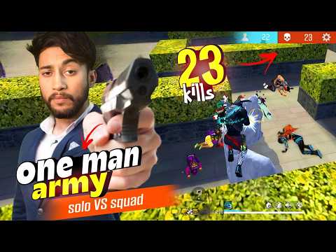 Unstoppable Solo Vs Squad King is Back! 😱🔥 Badge99