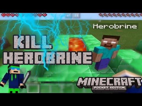 Ways To Kill Herobrine In Minecraft Pocket Edition