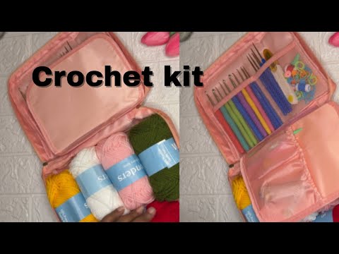 Crochet kit unboxing #unboxingvideo #crochetkit #subscribe @Craftyideaswithvijaya
