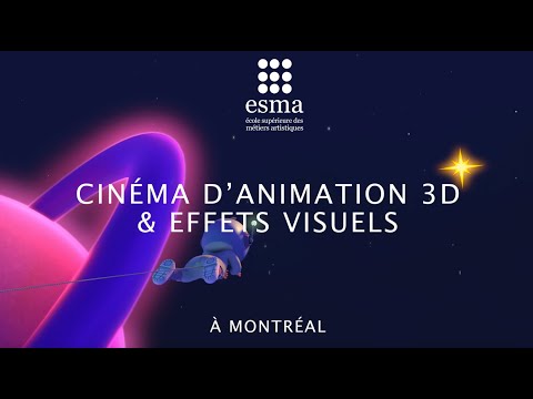 ESMA Montréal - Demoreel 2023 - Cinéma d'animation 3D et effets visuels