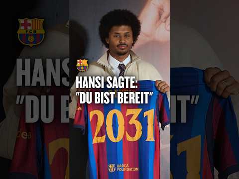 Video Thumbnail: Adeyemi bei Barca vorgestellt: "Hansi sagte: Du bist bereit dafür" #shorts