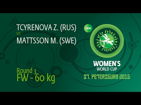 60 kg - Malin Johanna MATTSSON (SWE) df. Zhargalma TCYRENOVA (RUS), 4-1