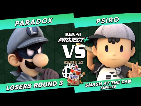 Project+ at The Can - Paradox (Luigi) vs Psiro (Ness)