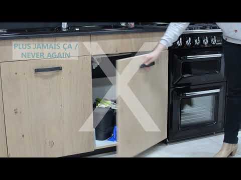 Rangement coulissant pour meuble bas - Mobilo EDA PLASTIQUES