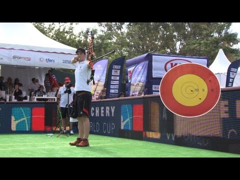 Paul Tischer v Dominique Genet – compound men's bronze | Antalya 2012 Archery World Cup S2